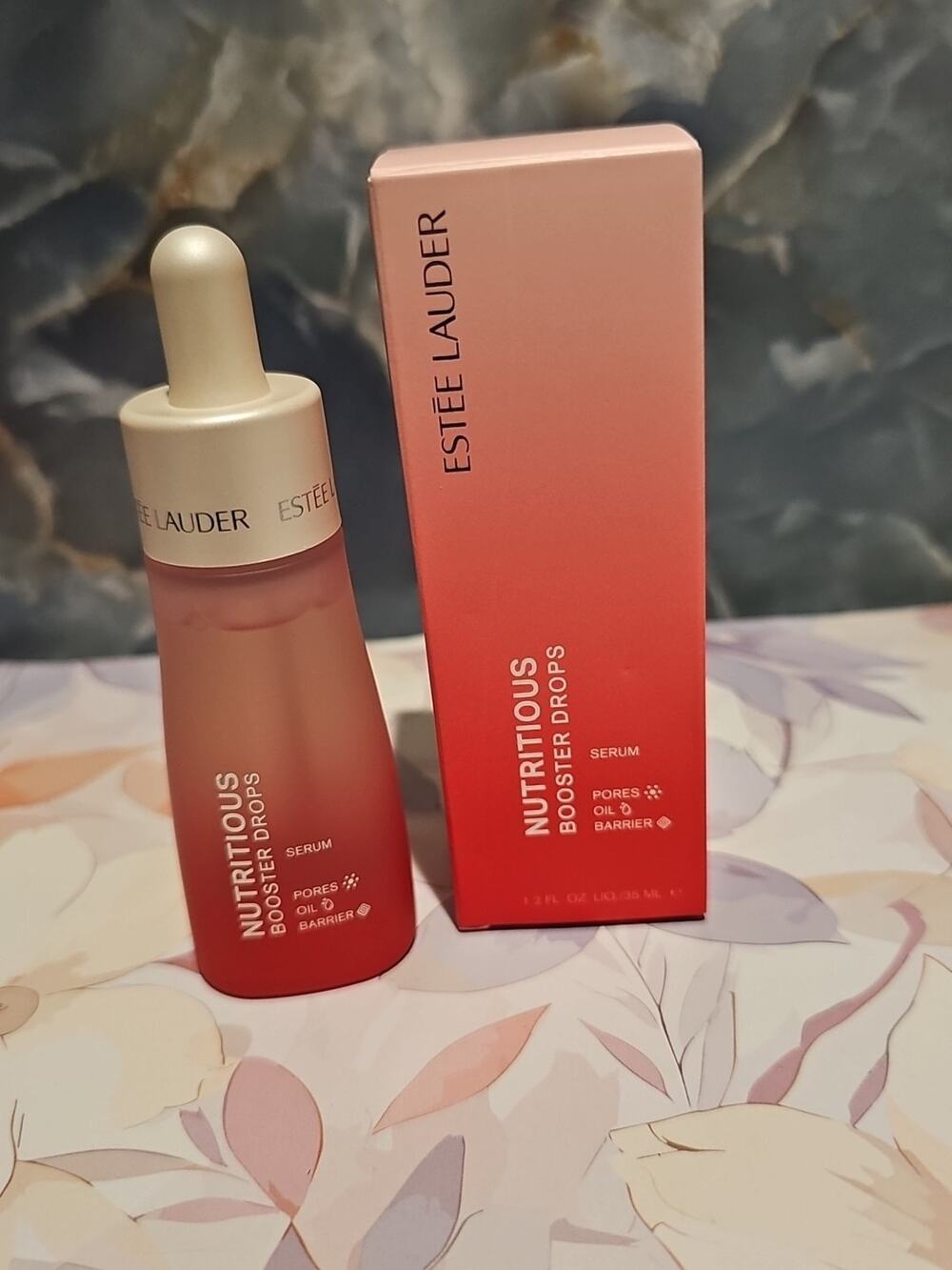 Estee Lauder Nutritious Booster Drops Serum - 1.2 Oz 35mL NIB